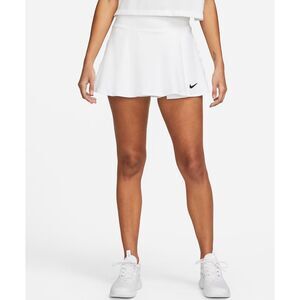 NWT Nike Dri-FIT Women's White Victory Flouncy Skirt Sz Large Tennis Skort